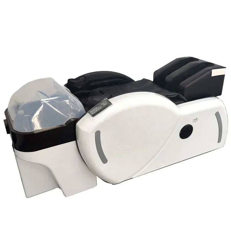 

Electric Hair Salon Bed, Massage Chair, 3D Human Touch Massage Function with Head Therapy