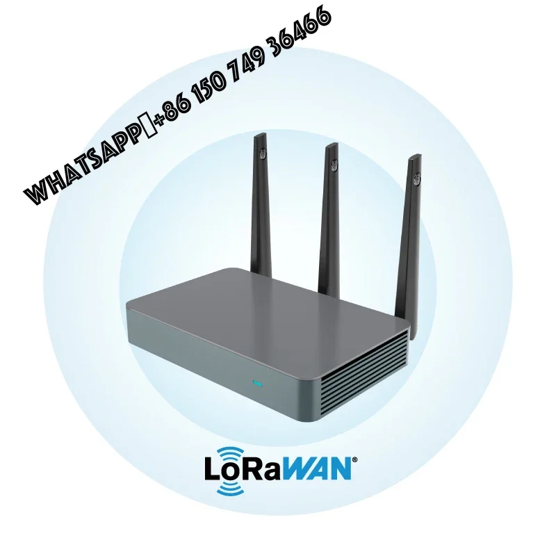 IIoT Industrial Grade Cellular IoT Device 8 Channel Indoor Long Range Lora Wireless Lte Lorawan 4G IoT Gateway
