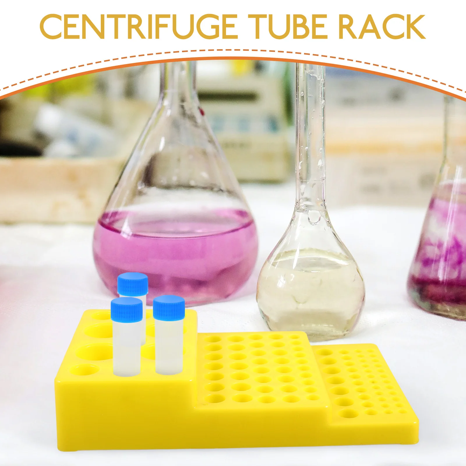 

Multipurpose Test Tube Rack Sampling Bracket Multifunctional Plastic Centrifugal