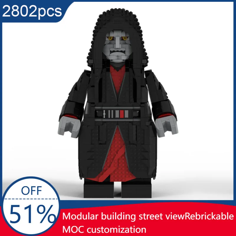 

NEW 2802PCS Star Plan Movie Character Palpatied Emperor Model DIY creative ideas Soldier Helmet Child Toy Assembly Puzzle Gift