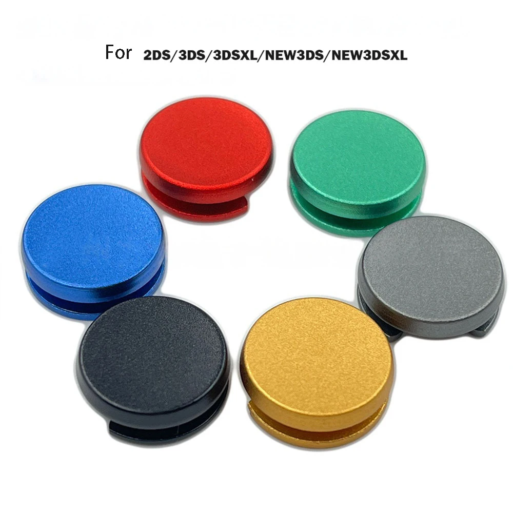 

for NEW3DS 3DSXL NEW3DSXL 2DS 3DS Joystick Analog Thumb Pad for Nintendo Game Console Replacement Metal Circle Cap