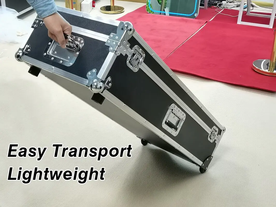 ZJW high-quality hot selling customized products MK150 40-Inch Selfie Kiosk Magic Mirror Photo Booth With Printer Compatible Wit