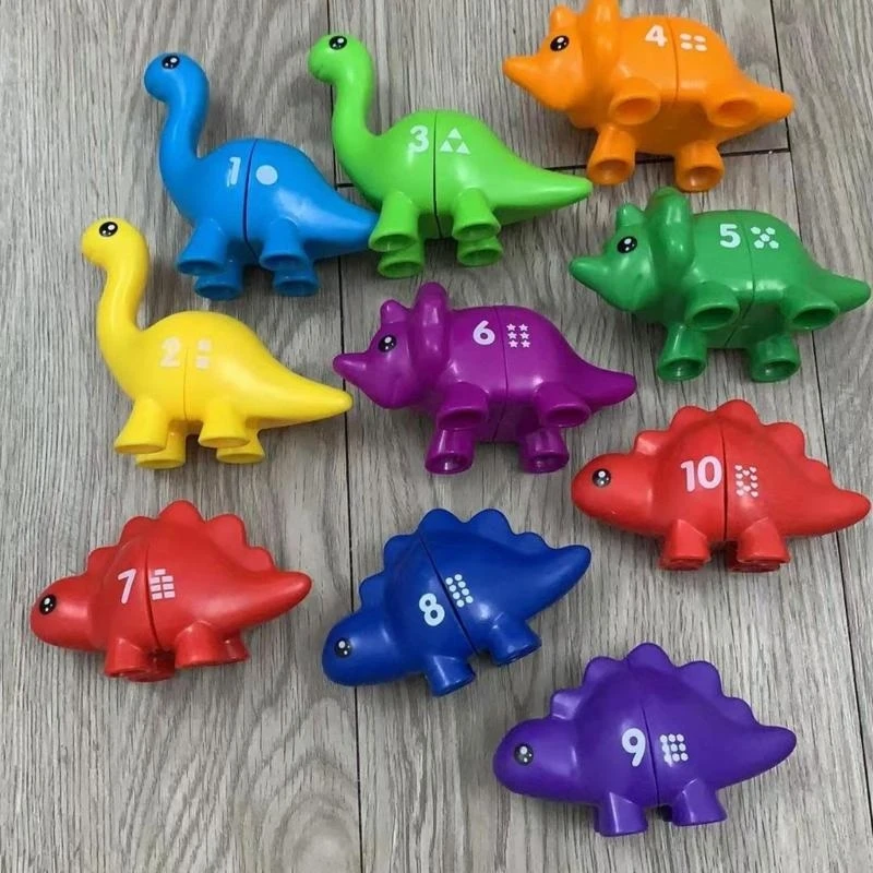 Infantil dinossauros dinossauros colorido triagem brinquedos coordenação para olho mão