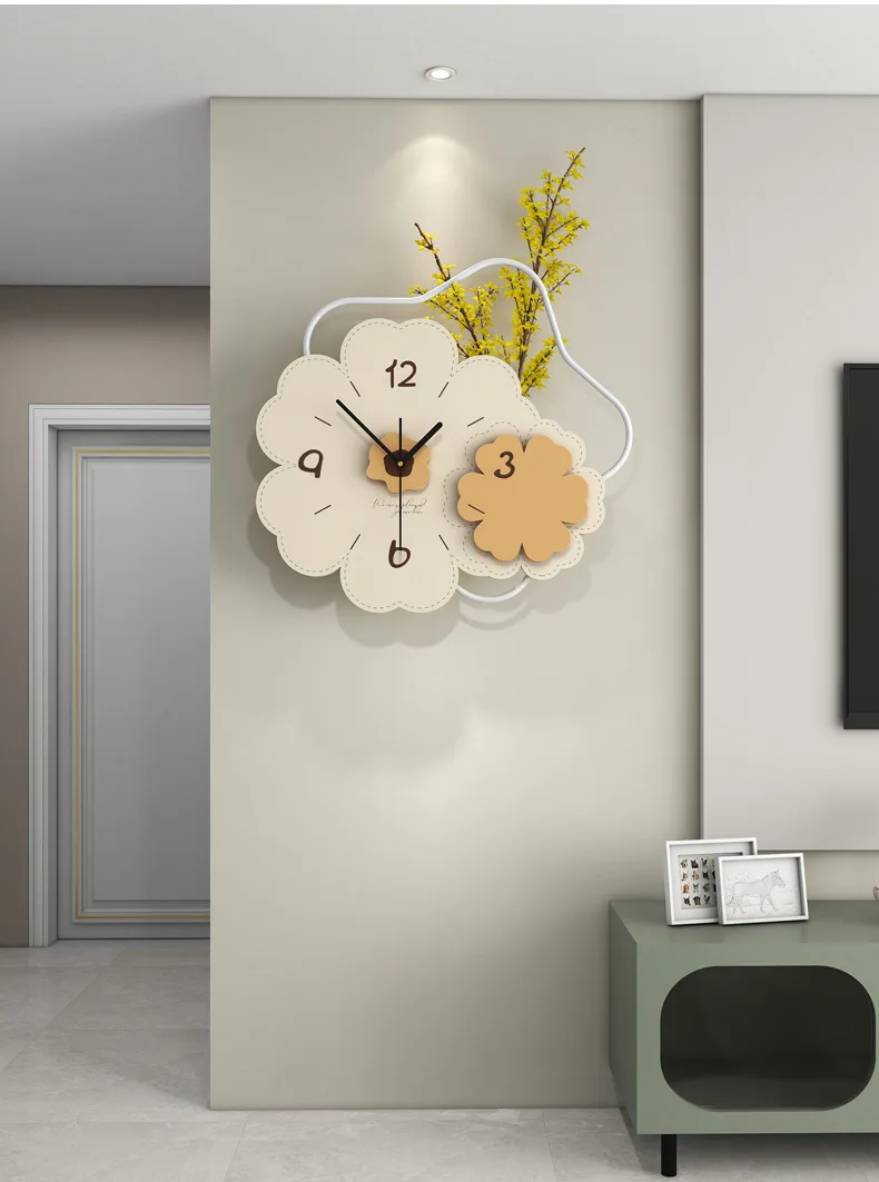 

Simple Home Flower Arrangement Clock, Decorative Flower Design