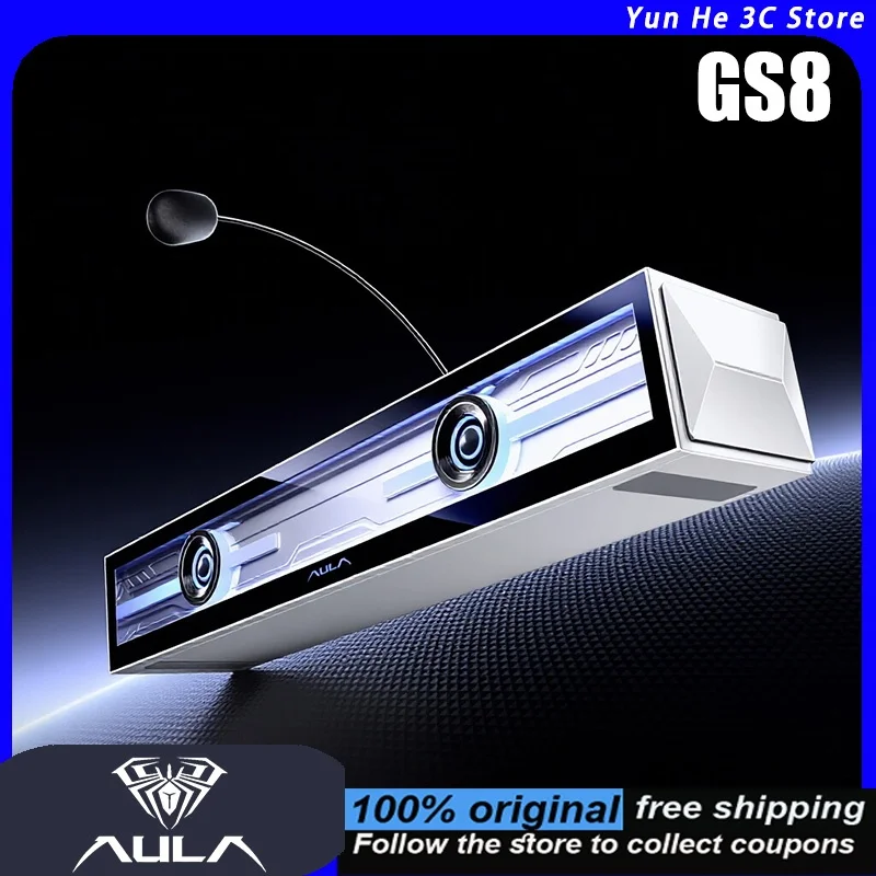 

AULA GS8 Speaker Bluetooth RGB Lighting Beat-Synced Lighting Three Modes Surround Sound with Position Recognition Microphone