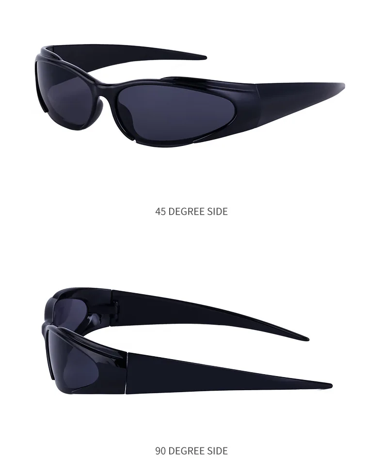 Neue y2k Sport Punk Sonnenbrille Frauen Männer Luxusmarke Mode Retro 2000's Brillen Vintage Steampunk Sonnenbrille Sonnenbrille uv400 – Detail 17