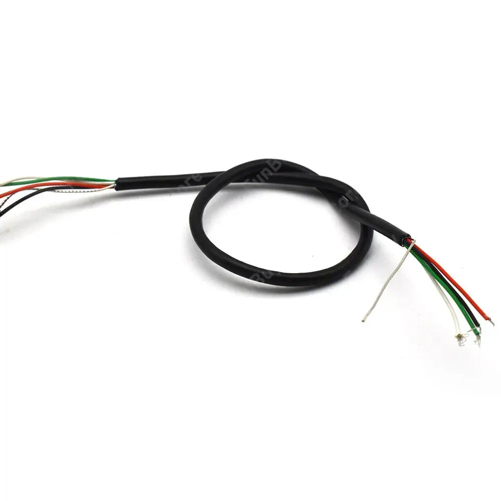 1Pcs Four-Core with Shield Cable for Electric Guitar Pickup Making Humbucker with Coil Spliting Cable 300/350MM