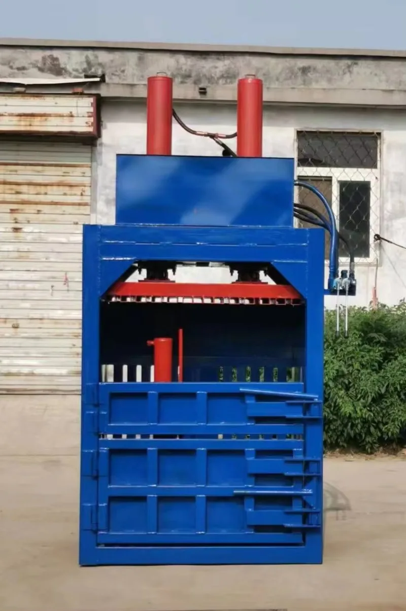Vertical Hydraulic Baler 20 Ton for Paper Plastic Bottle Metal Can Textile Fiber Coconut Coir Baling