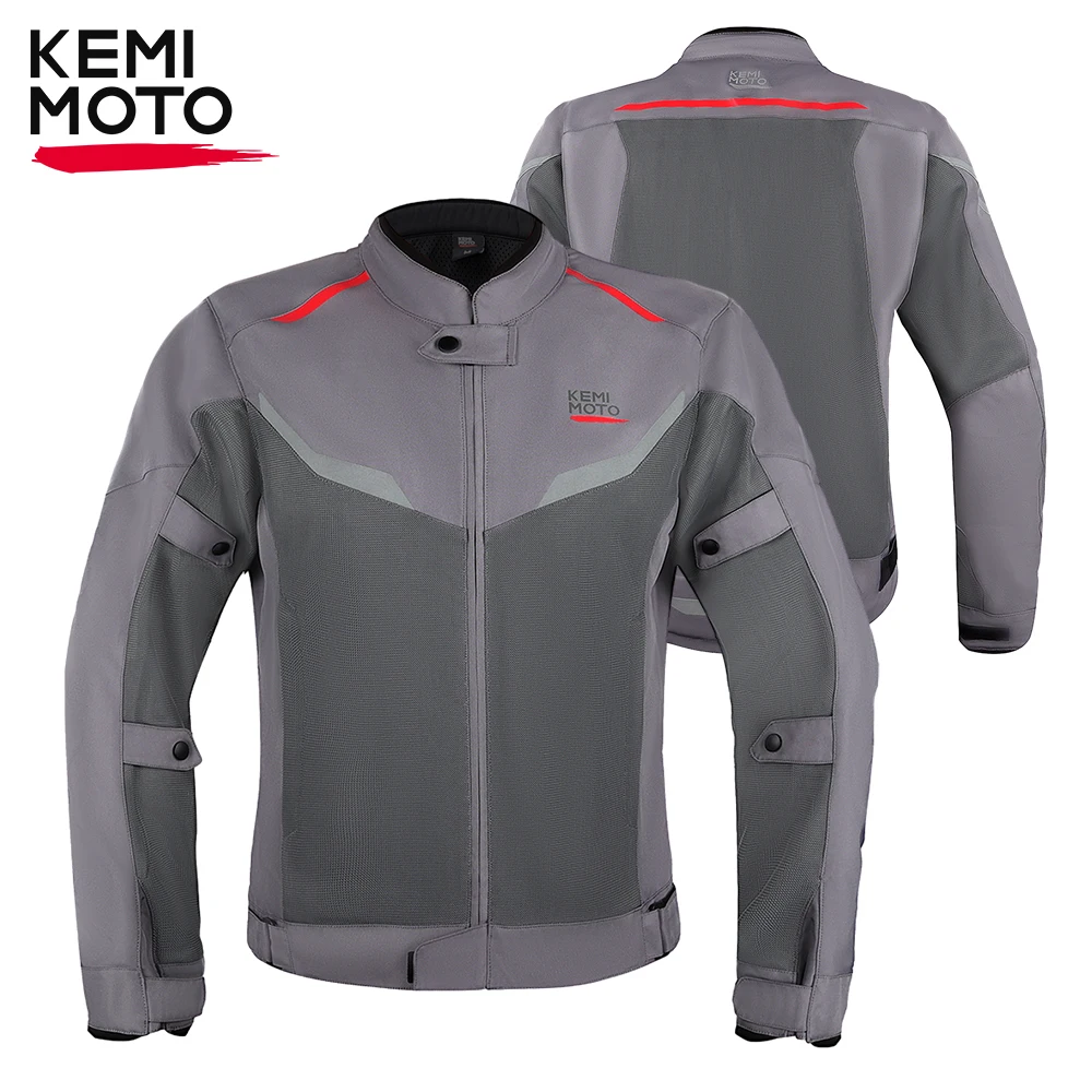 

Summer Riding Jacket Men Breathable Motorcycle Clothing Built-in CE Protector Gear Soft Mesh Cycling Off-road Outfit Equipments