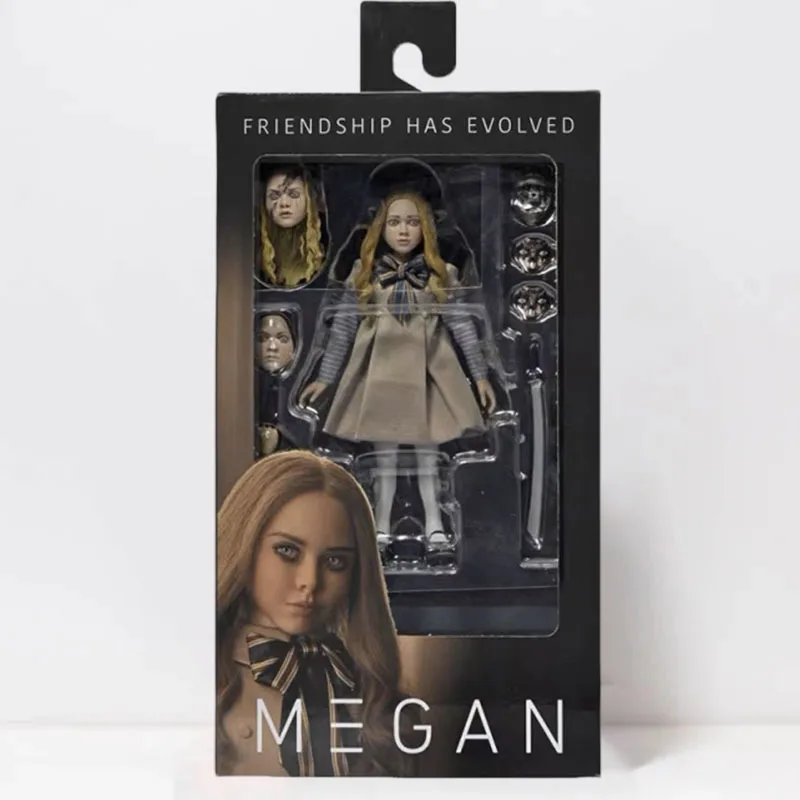 

M3GAN Figure NECA 19353 Megan Ultimate Action Figuras Horror Film Peripherals 6-Inch Movable Model Doll Halloween Gift Original