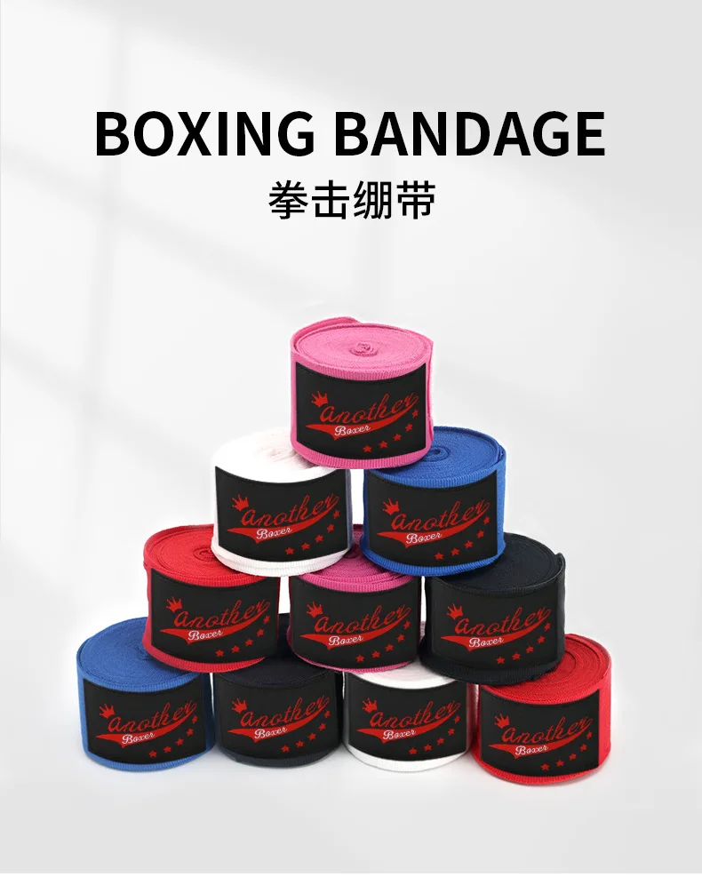 2 Rollen 4,5 m Boxbandage Sportgurt Sanda Kickboxen MMA Handhandschuhe Gürtel Handgelenkbandagen Muay Thai Training Stulpen – Detail 1