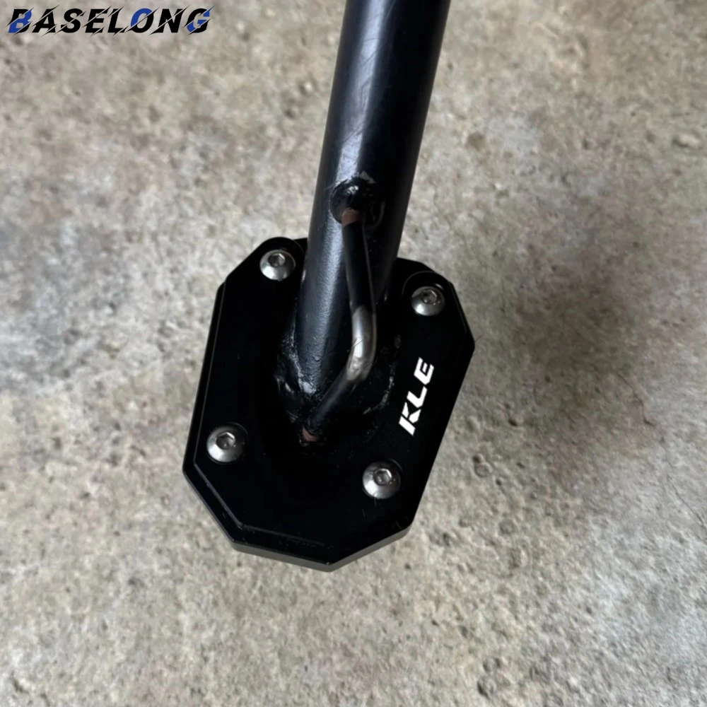

Motorcycle Accessories kle500 kle 500 Side Stand Extension Kickstand Foot Pads For KAWASAKI KLE500 KLE 500 SE ABS 2025 2026 2027