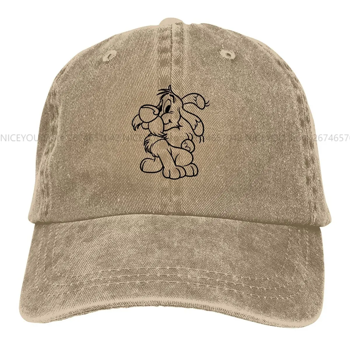 Washed Men's Baseball Cap How to Draw Dogmatix Trucker Snapback Caps Dad Hat Asterixs and Obelixs Cartoon Comic Golf Hats