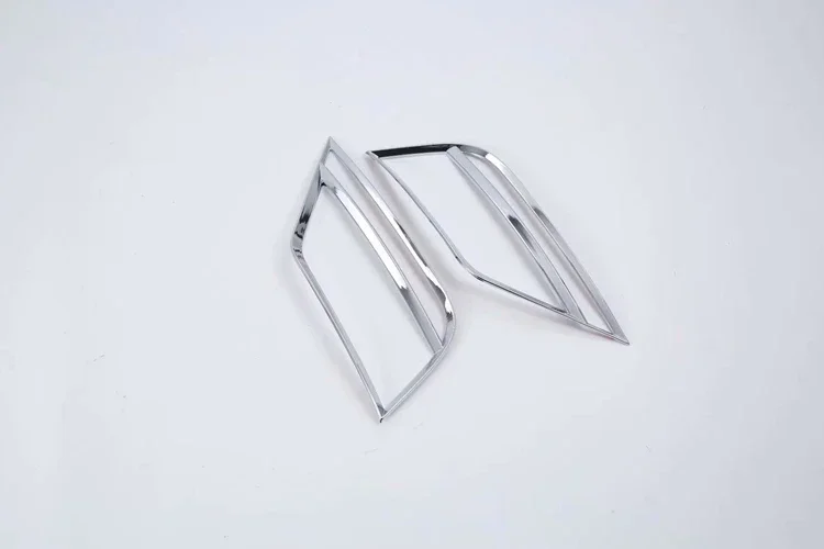 For Volkswagen T-ROC 2018-2022 ABS Chrome front and rear fog lamp decorative frame protection decorative car accessories