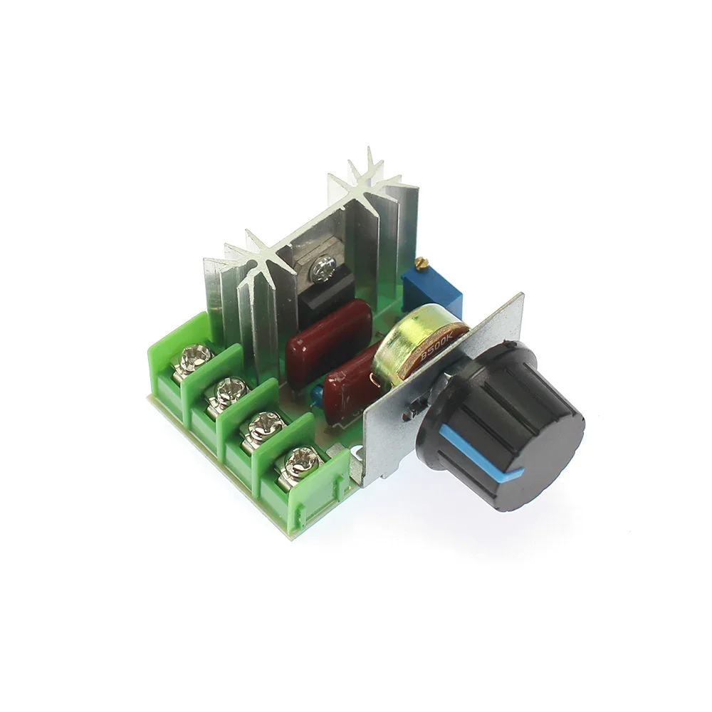 1PC 220V 2000W SCR Electronic Voltage Regulator Module Speed Control Dimming Thermostat Power Regulator 2000 Watt AC 50 - 220 V