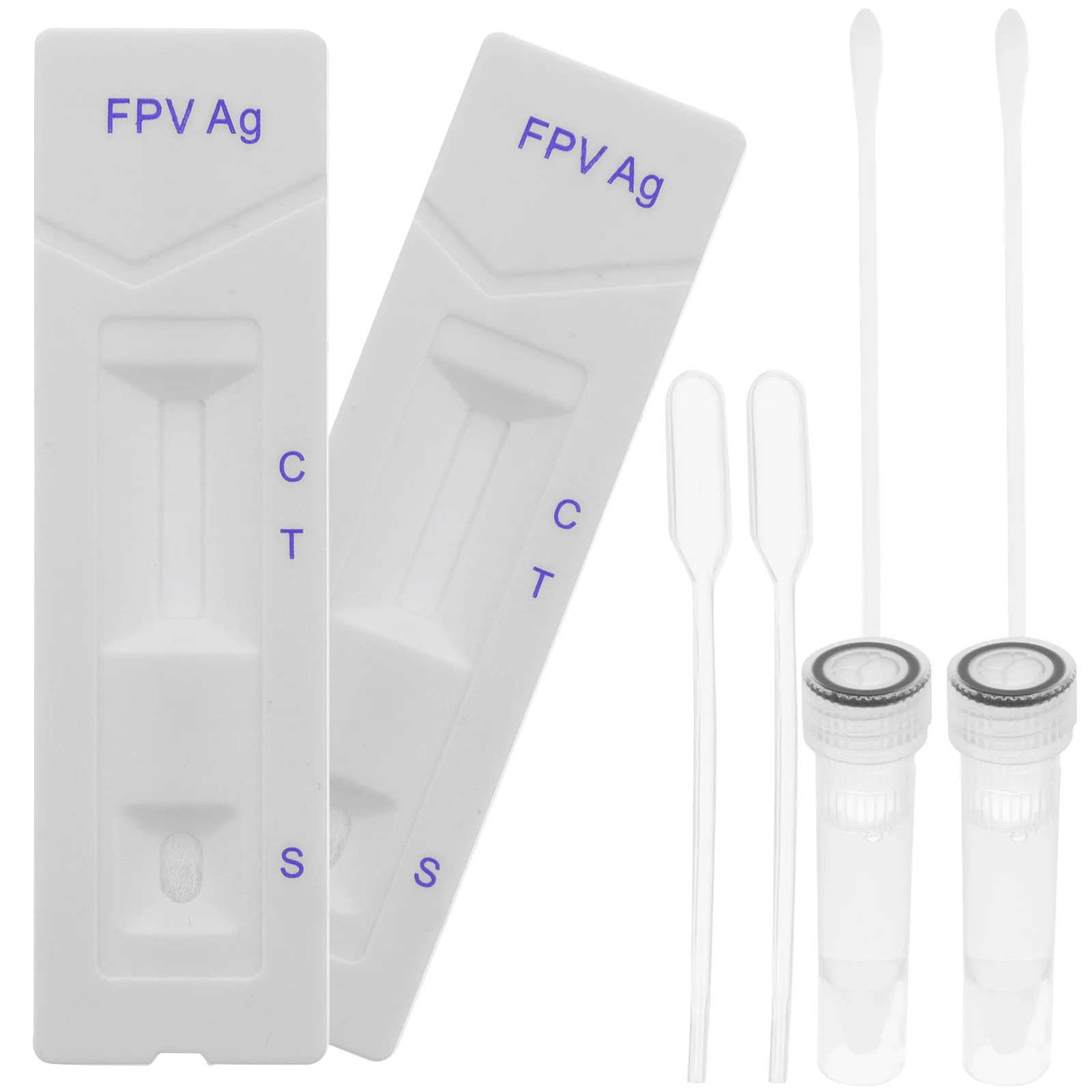 

2Pcs Cat Distemper Test Strips For Easy Canine Fever Detection Paper Kitten Veterinary Equipment