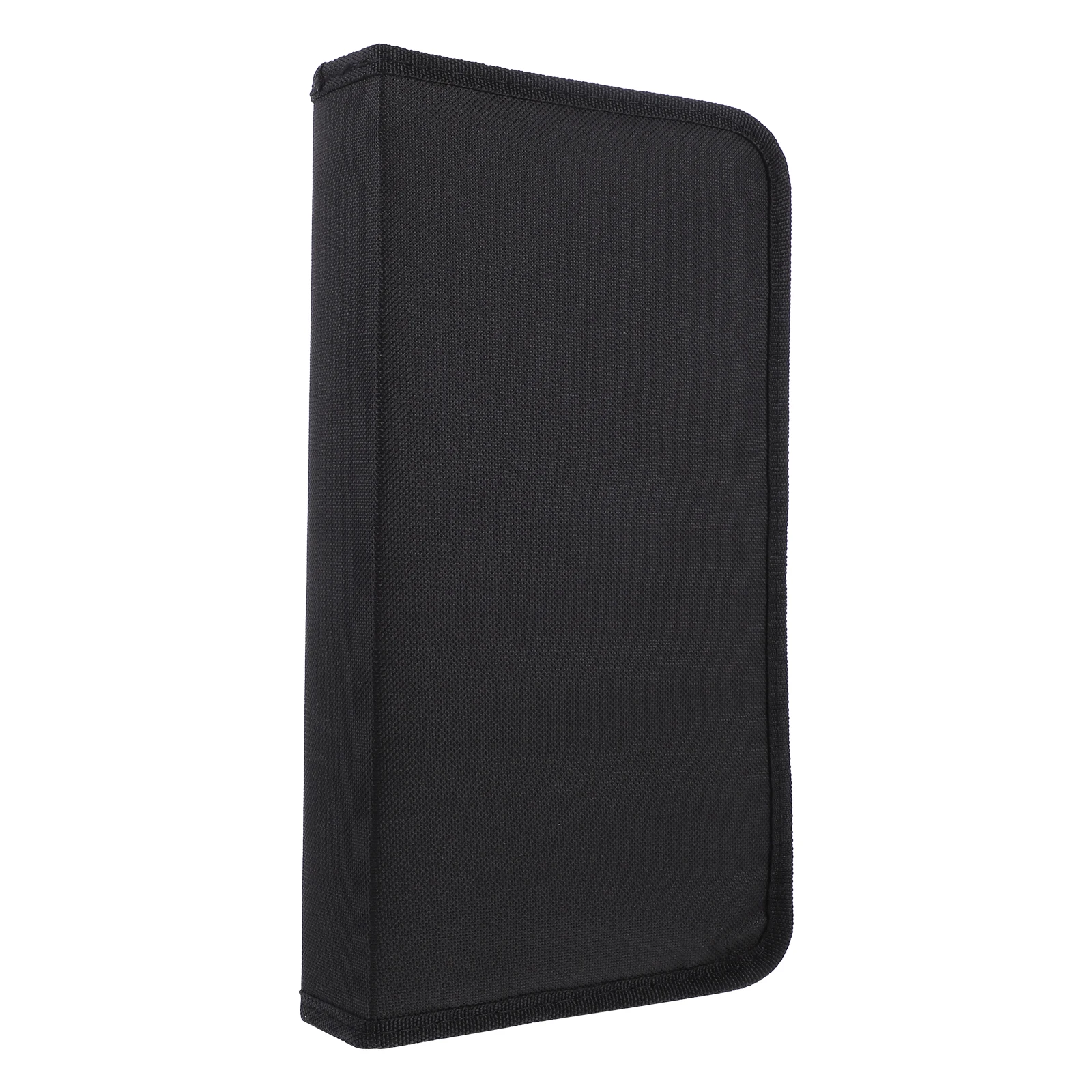 

CD Bag Black Oxford Cloth Large Capacity DVD Case Wallet Storage Non-woven Fabric Disc Travel Car