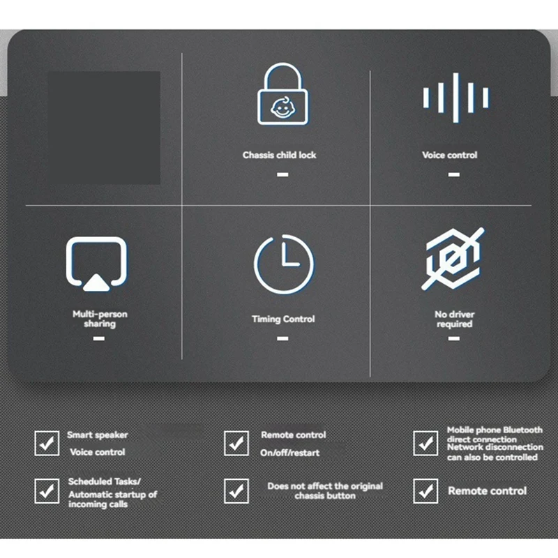Smart-Tuya ordinateur interrupteur de réinitialisation de l'alimentation carte PCIE ordinateur à distance carte de démarrage APP télécommande pour Google Home/Amazon Echo