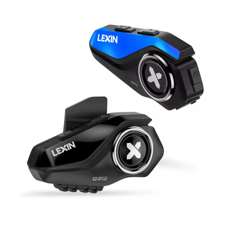 Lexin G2P Motorcycle Intercom Helmet Bluetooth Headsets,Handsfree Communicator Up to 6 Riders Interphone with FM Radio - Image 7