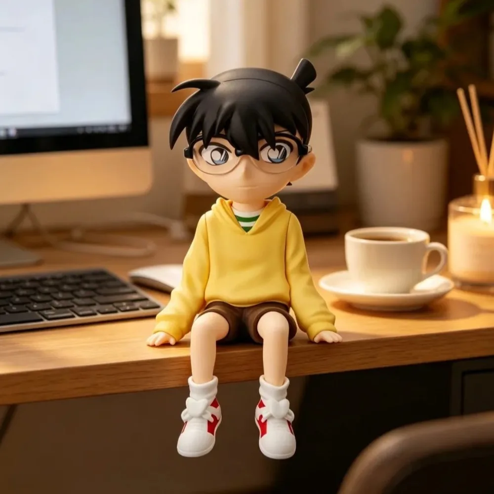Figura de Anime de Detective Conan de 3.94in/10cm ‌   Figura de Conan Edogawa, Figuras de Acción, Modelo de PVC, Estatua Coleccionable, Decoración, Juguetes, Regalos
