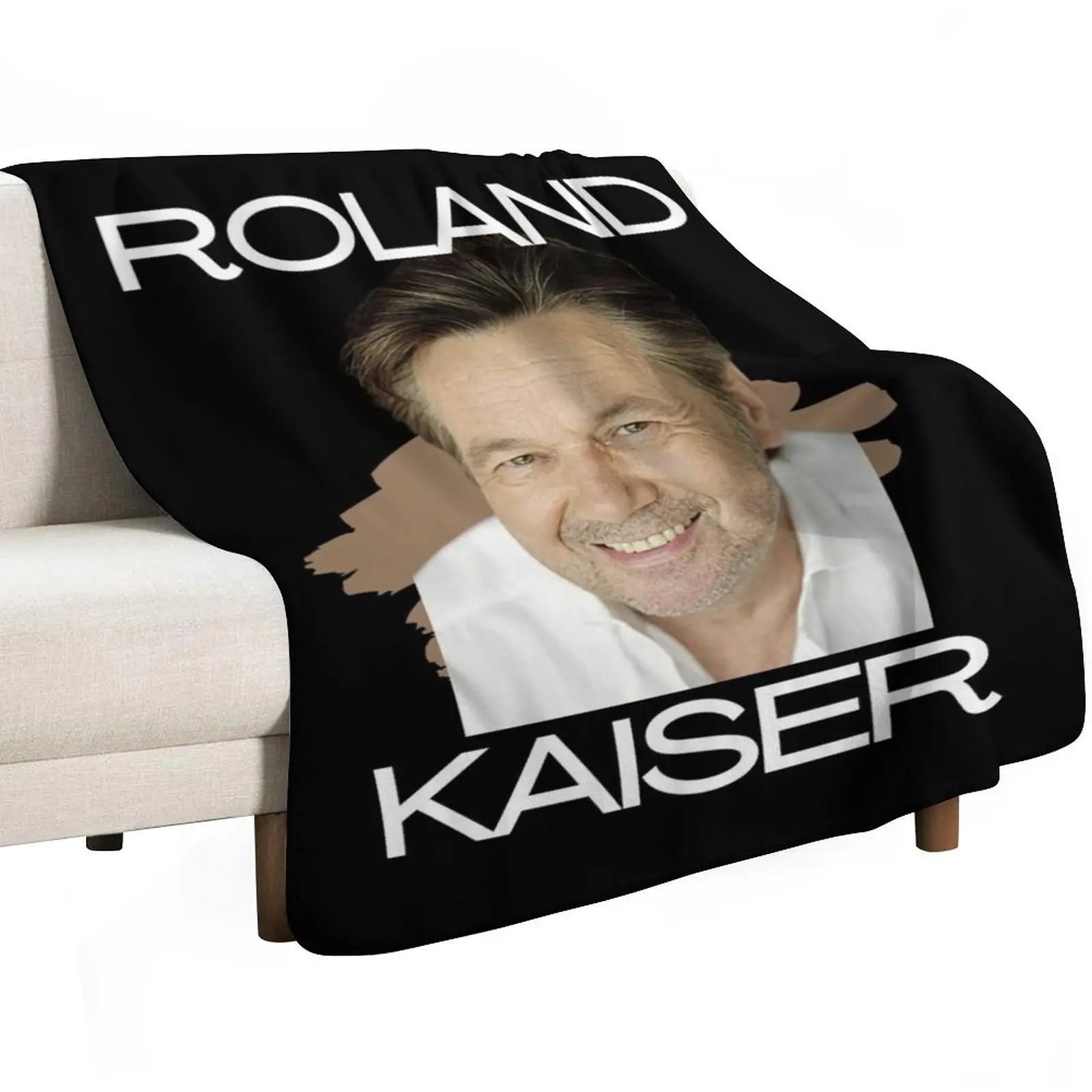 Roland kaiser - rip Roland kaiser - rest in peace Roland kaiser Throw Blanket Soft Plaid Designers manga Quilt Blankets
