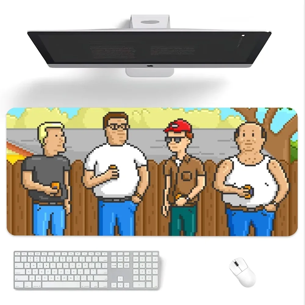 Cartoon K-King of the Hill Mouse Pad Computer Laptop Gaming Office Wrist Guard Non Slip Keyboard Pad