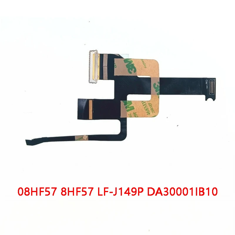 Cabo Genuíno do Lcd Edp para o Portátil Dell Xps 13 9300 9310 Uhd 4k Touch Gda30 08hf57 8hf57 Lf-j149p Da30001ib10 Novo
