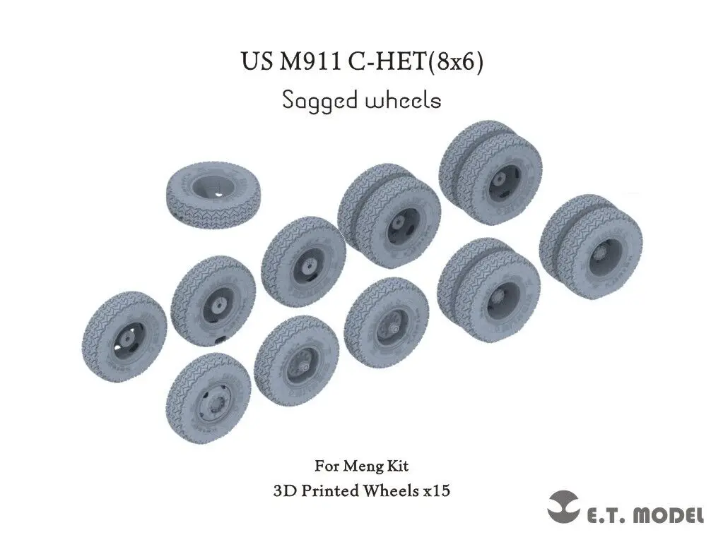 

ET модель 1/35 P35-118 US M911 C-H(8x6) Stag wheels ДЛЯ Meng Kit 3D печать