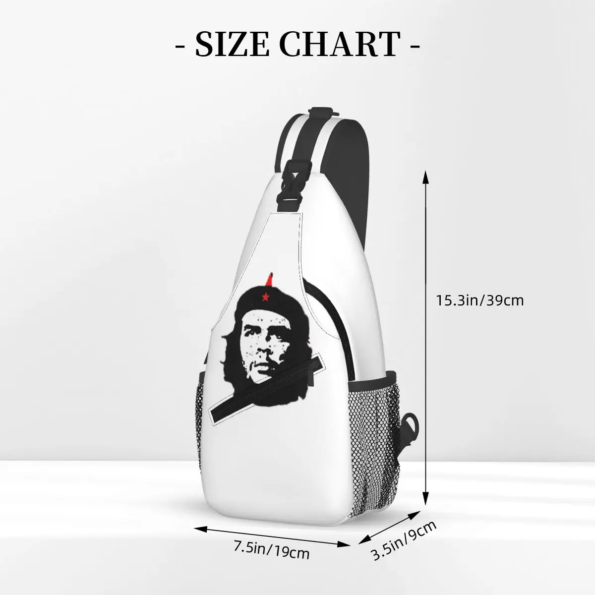 تشي غيفارا حقيبة الصدر الرجال حبال Crossbody على ظهره حقيبة الصدر السفر المشي لمسافات طويلة Daypack حقيبة الكتف