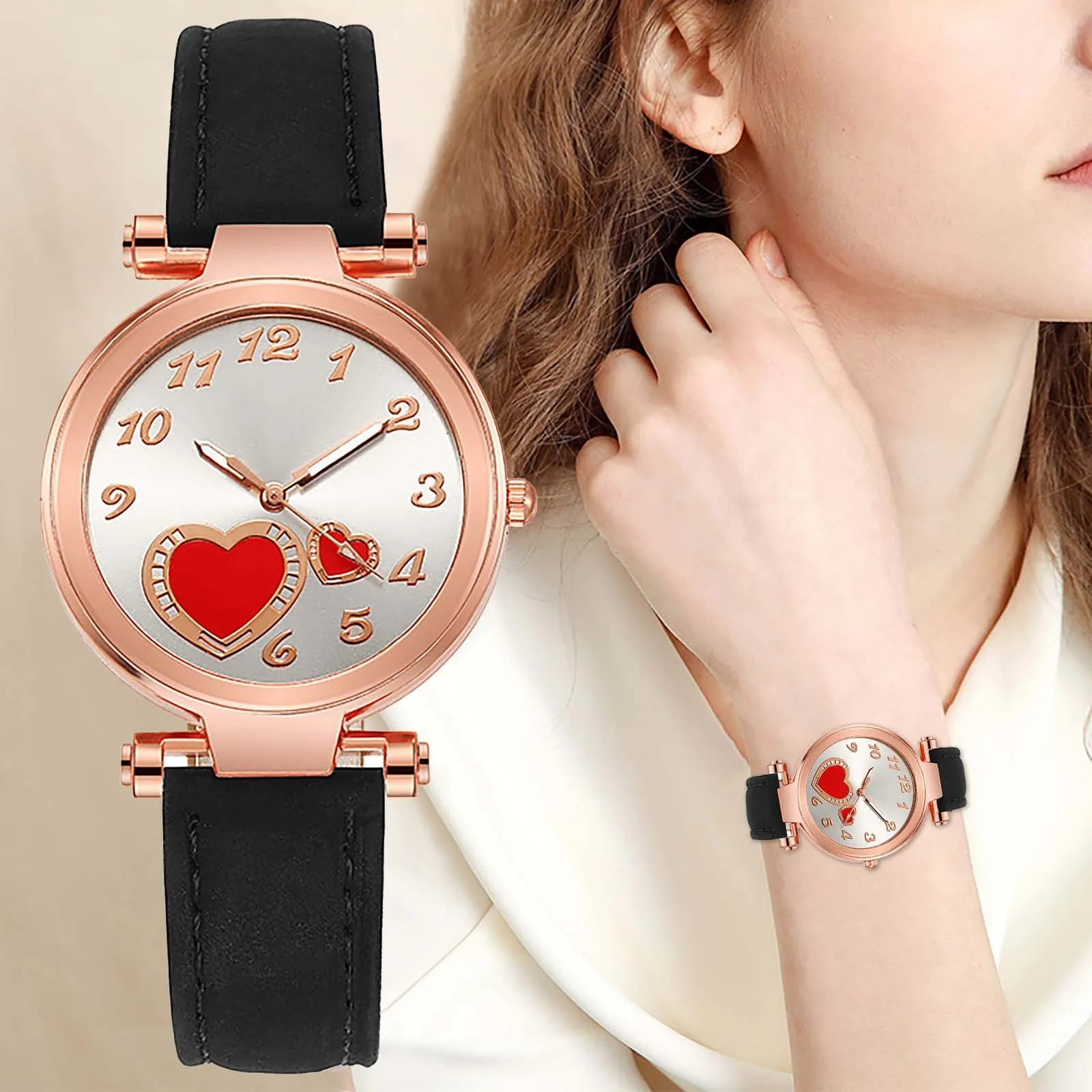 Women\'s Watches Brand Luxury Fashion Ladies Watch Leather Watch Women Female Quartz Wristwatches Montre Femme Relogio Feminino