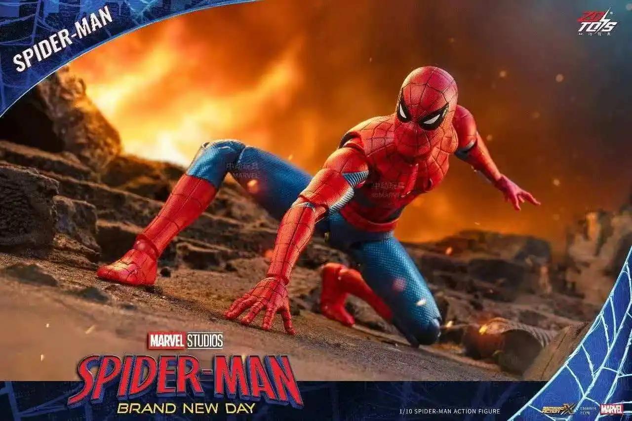 Original ZD Toys Spider Man Brand New Day Action Figures Peter Parker Mecha Joint Movable Model Movie Avengers Collection Toys - view 6