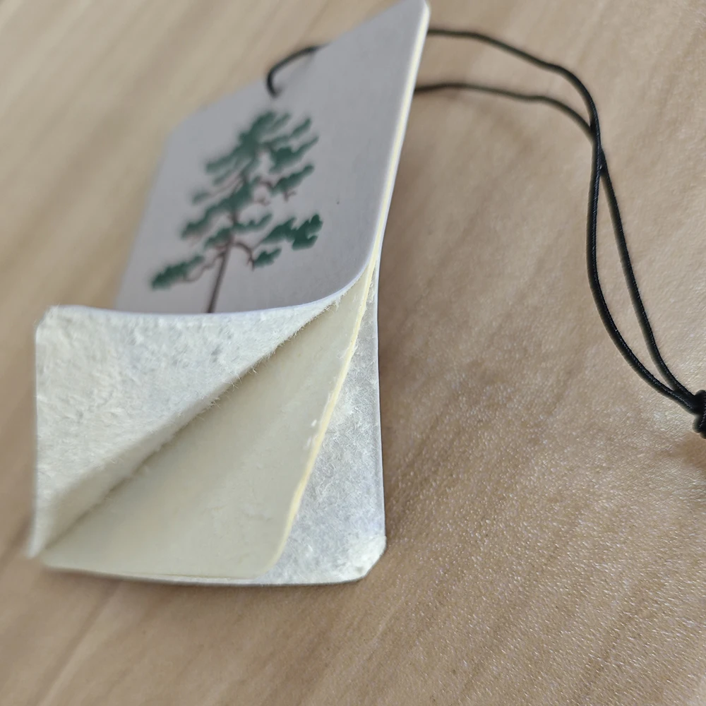 100Pcs Customized Car Air Fresheners Car Scent Air Freshener for Car Fragrance Tree Car Aromatic Agent Cars Accessories Interior