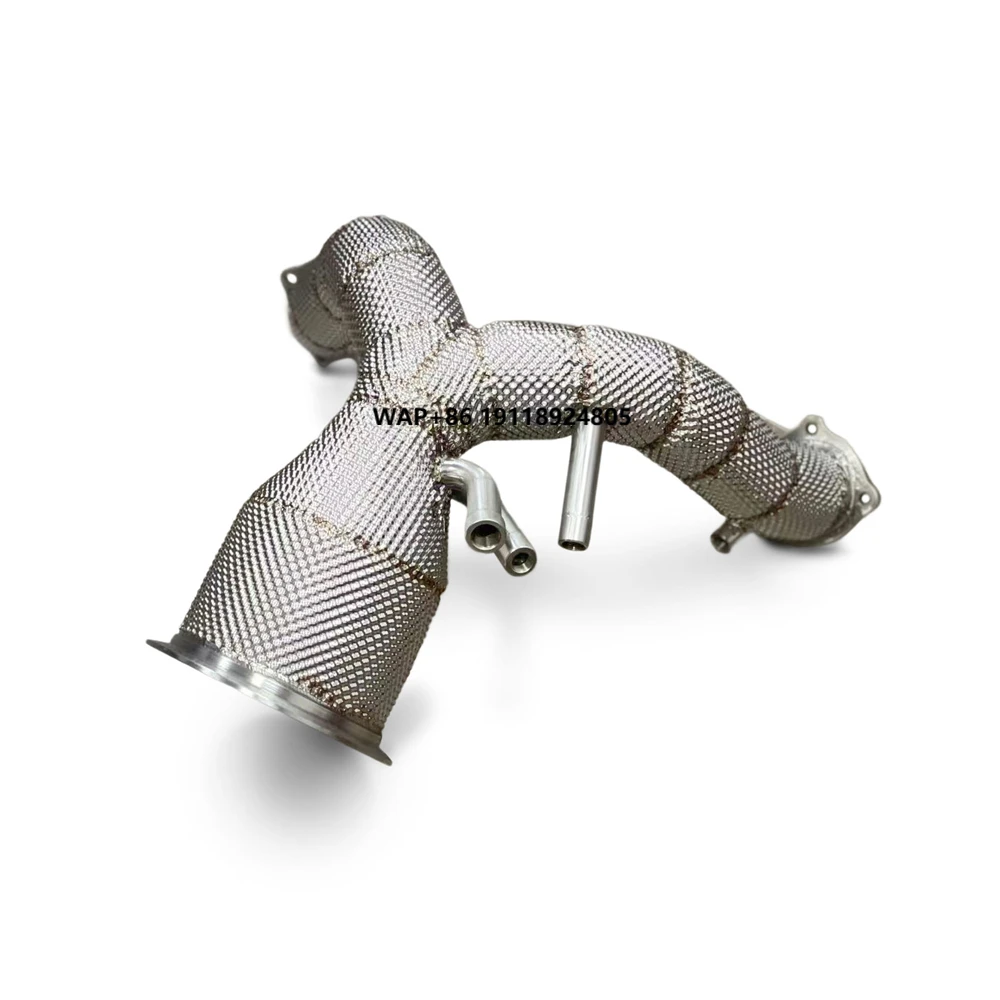 

High Flow Sporty Catalytic Converter for Cayen 3.0T 2021-2024 Ss304 Insulated Race Car Performance Downspout OPF DPF