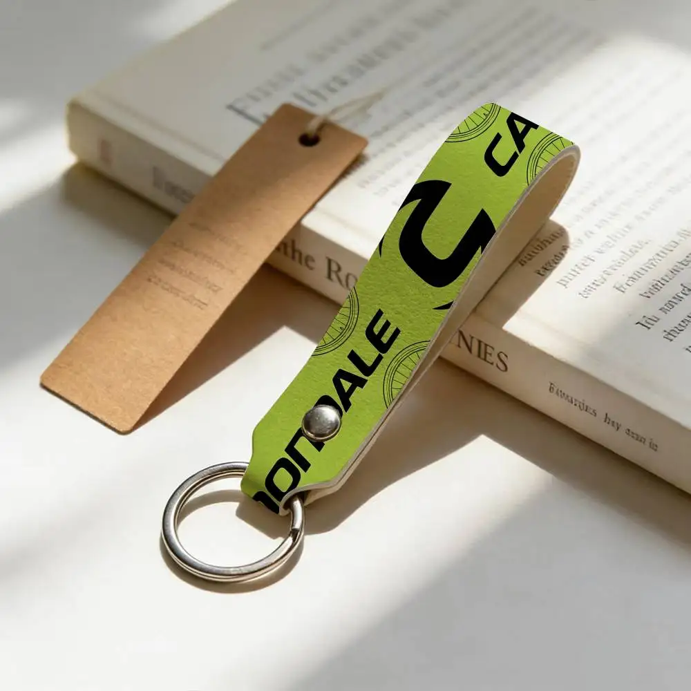 Motorcycle Cannondale Simple Keychain Lightweight Key Ring Backpack Charm Card Holder