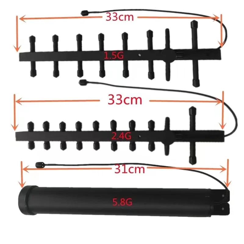 High Gain Small Volume Antenne Yagi Antenna for 2.4Ghz WIFI GPS Drone 1.5G 2.4G 5.8G
