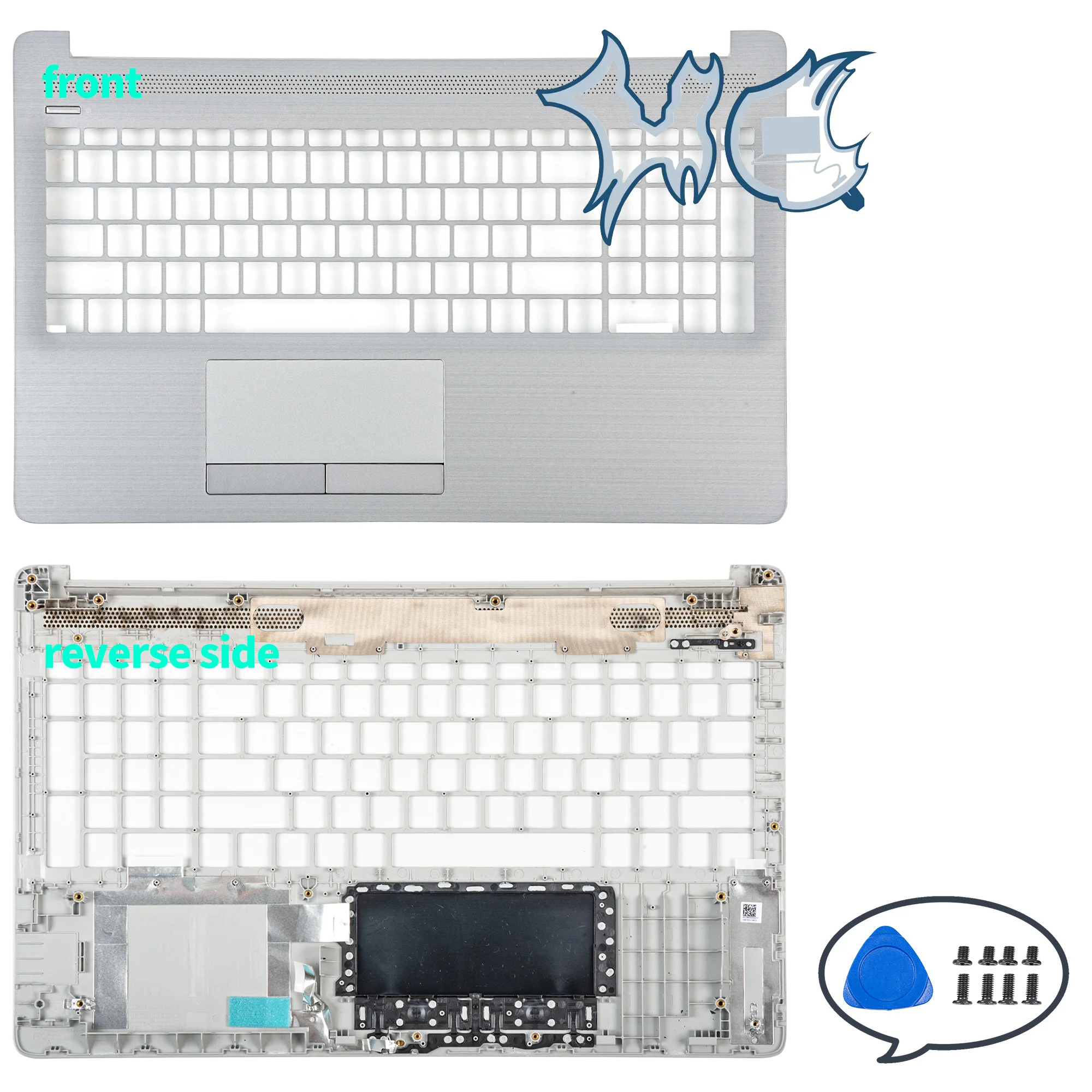 Laptop Covers For 250 G7 255 G7 15-DA 15-DB TPN-C135 With Optical Drive Interface LCD Back Cover Bezel Palmrest Bottom Repair