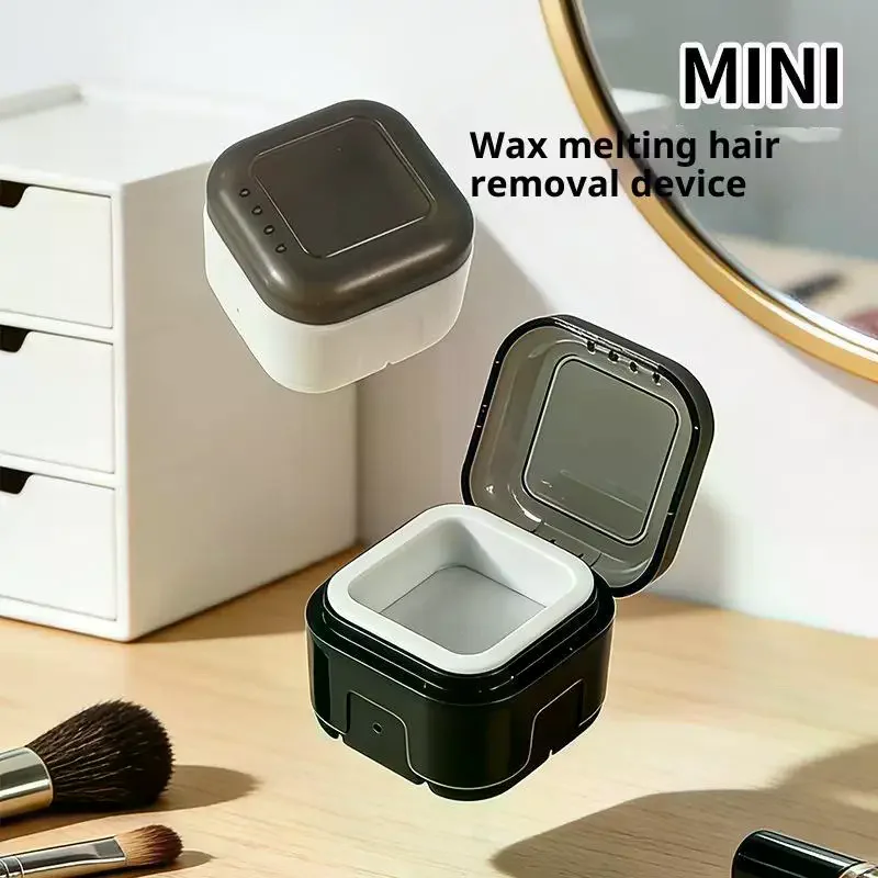 Mini Wax Heater Machine Silicone Bowl Wax Warmer Nose Ear Hair Removal Waxing Kit Wax Bean Wax Heating Melting Pot Melter - view 4
