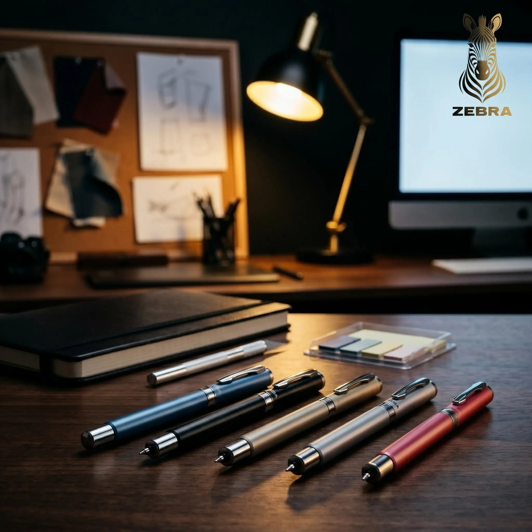 ZEBRA JJ4 High‑Grade Metal Pen Body Gel Pen Fashion Multi‑Color Selectable,Well‑Balanced Weight Comfort Grip,Durable Stationery