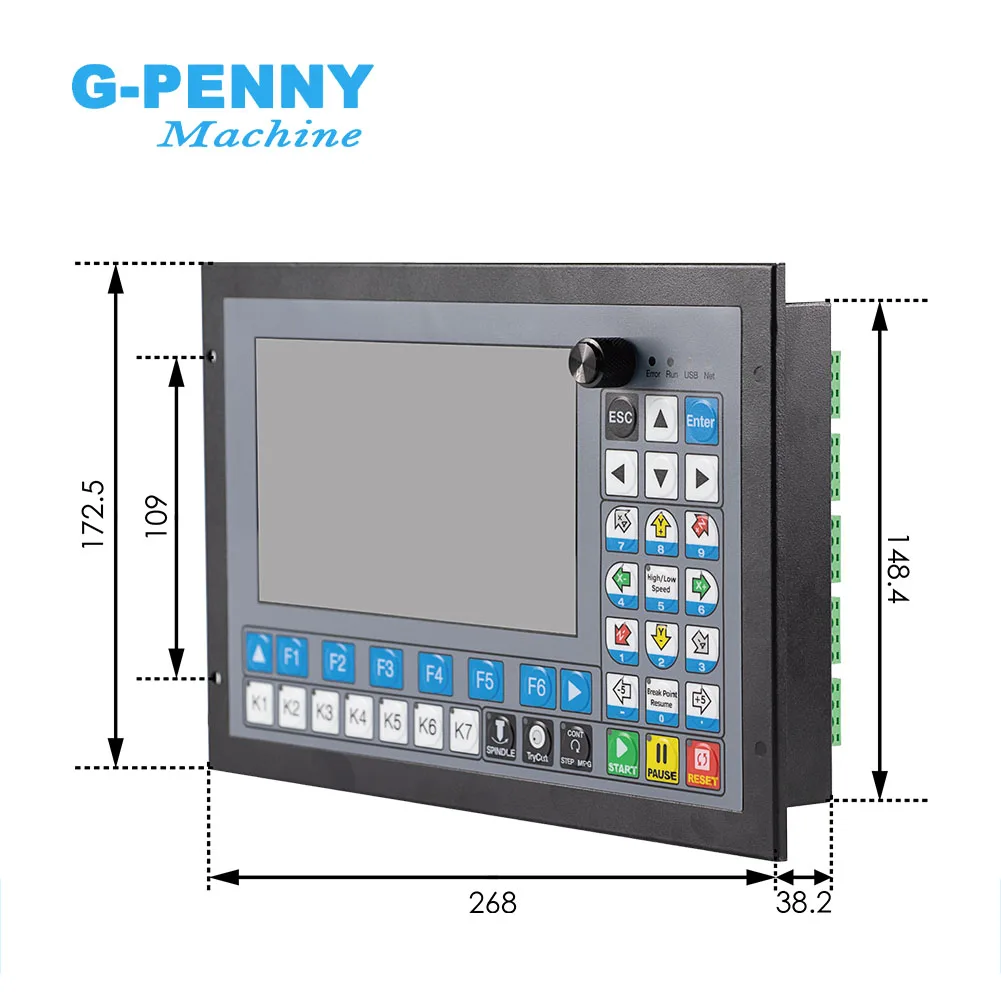 EU/RU/BR DDCS Expert Standalone Motion Controller Offline Controller Support 3 / 4 / 5 axis USB CNC Controller Interface