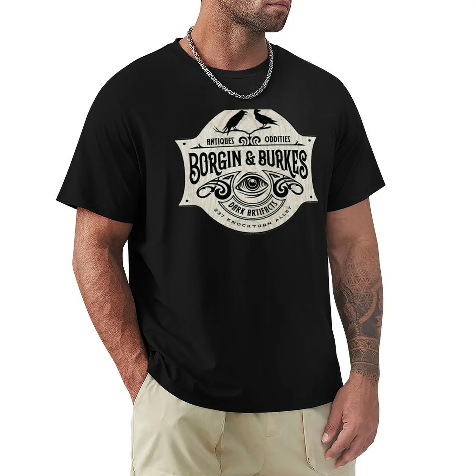 

borgin n burkes T-Shirt Plus Size Street Style Tee