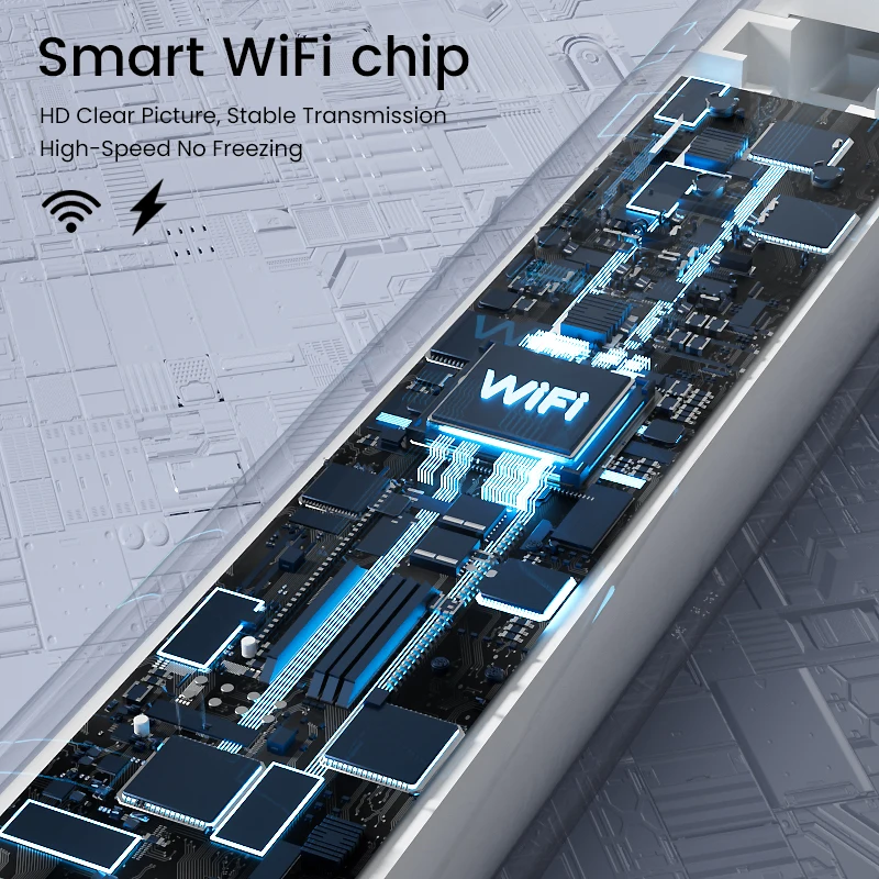 Periscopio visivo HD wireless per endoscopio orale WiFi con 8 LED LghitHandheld per iPhone, Android