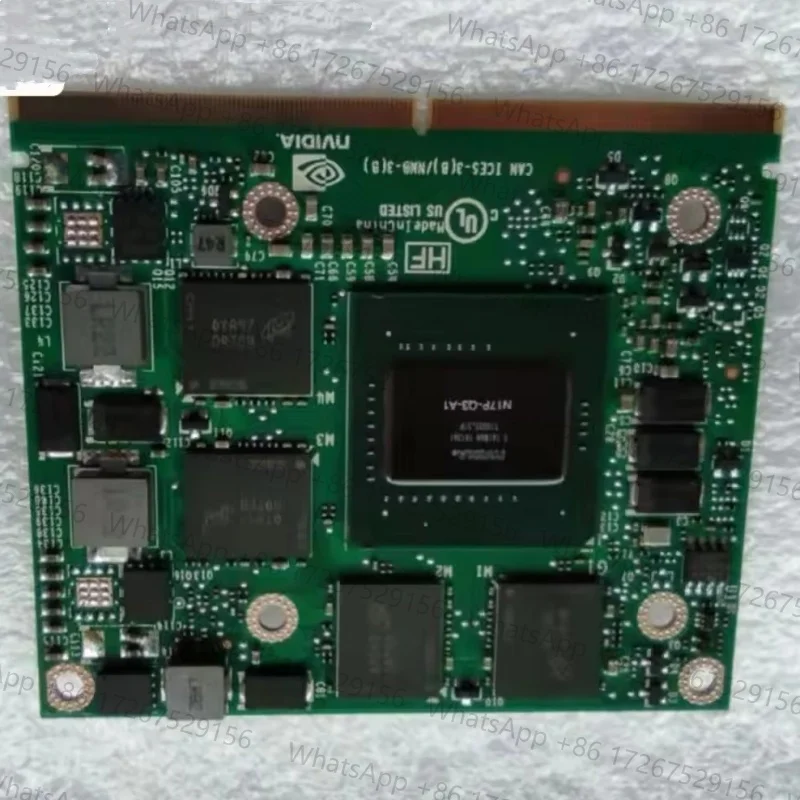 M2200 M2200M 4GB GDDR5 MXM 3.0 Para0 A1311 A1312 M7520 M7510 laptop Placa gráfica de vídeo VGA placa funciona bem