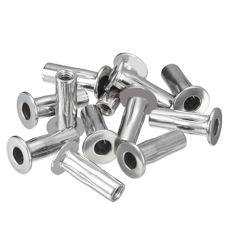 M5 Multi-Grip Rivet Nuts, 20Pcs Threaded Insert Nut 304 Stainless Steel Plus Nuts Construction Fasteners For Industrial