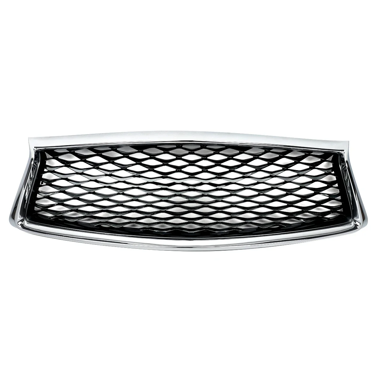 Front Bumper Upper Grille Grill JDM Chrome For 2018-2022 Infiniti Q50