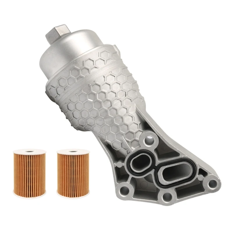  Universal Oil Filter Shell Robusts Aluminum with Enhances Cooling Features Replaces 26300-3LAA0 26345-3LAA0 for Vehicle