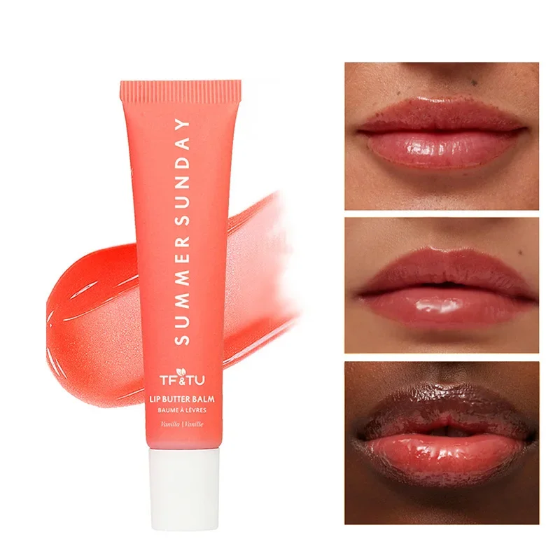 Verão labial hidratante bálsamo labial cuidados 15ml bálsamo labial suavizando linhas labiais nutrição duradoura para mulheres cuidados diários maquiagem lip care