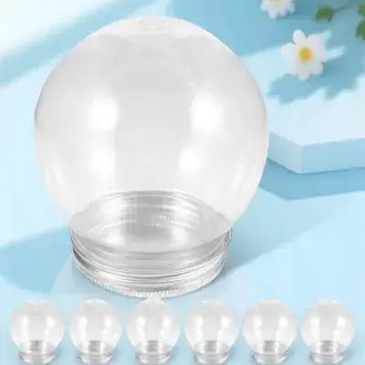 10 قطعة بالونات المياه واضحة 10 سنتيمتر شفافة Craft بها بنفسك الحرفية الدعائم فارغة سنو غلوب الديكور كرة بلاستيكية لوازم الزجاجات #1