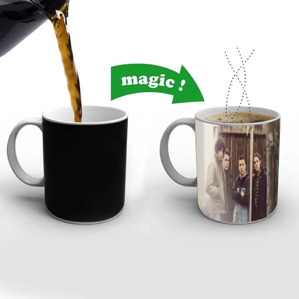 Arctic Monkeys Music Album One Piece Coffee Mugs And Mug Creative Color Change Tea Cup Ceramic Milk Cups Novelty Gifts