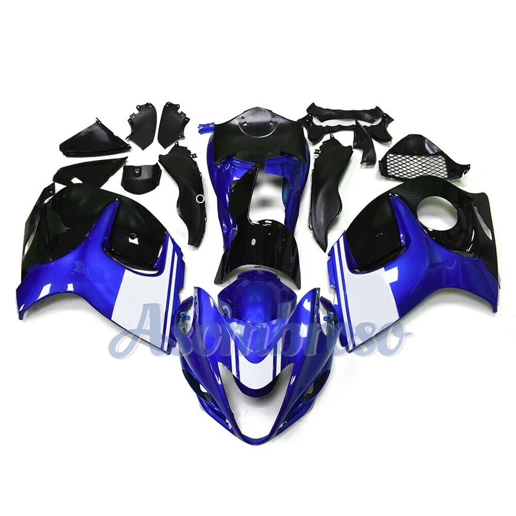 For Hayabusa GSXR1300 2008-2020 2019 GSX-1300R 09 10 12 13 15 16 18 Blue Bodywork Set Injection ABS Plastic Fairing Kit
