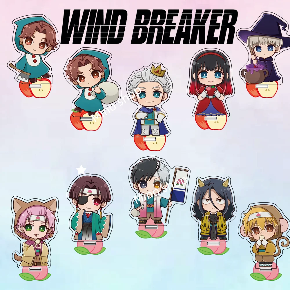 

WIND BREAKER Haruka Sakura Hayato Suo 10CM Kawaii Acrylic Stand Cute keychain Anime Figure Desk Decor Collection fan Gifts